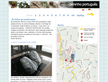 Tablet Screenshot of caminho-portugues.com